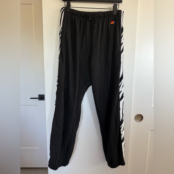Aviator Nation Pants - Aviator Nation Zebra Stripe Sweatpants Men’s Size XL (Unisex)